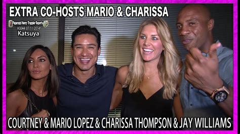 EXTRA Host Mario Lopez, Courtney Lopez, New EXTRA Co